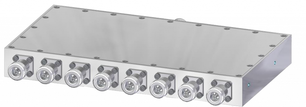 UHF N High Power Combiner 1 x 8