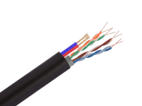 Hybrid CAT 5 SFTP Ethernet Cable with 2 Power Wires