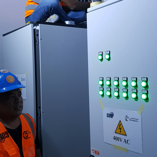 Installation Power and Control Cabinet2